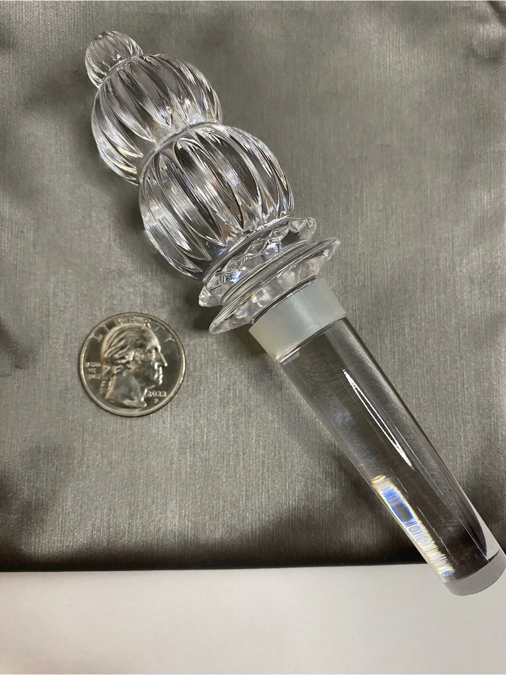 Mikasa Bottle Stopper Monterey Austrian Lead Crystal READ